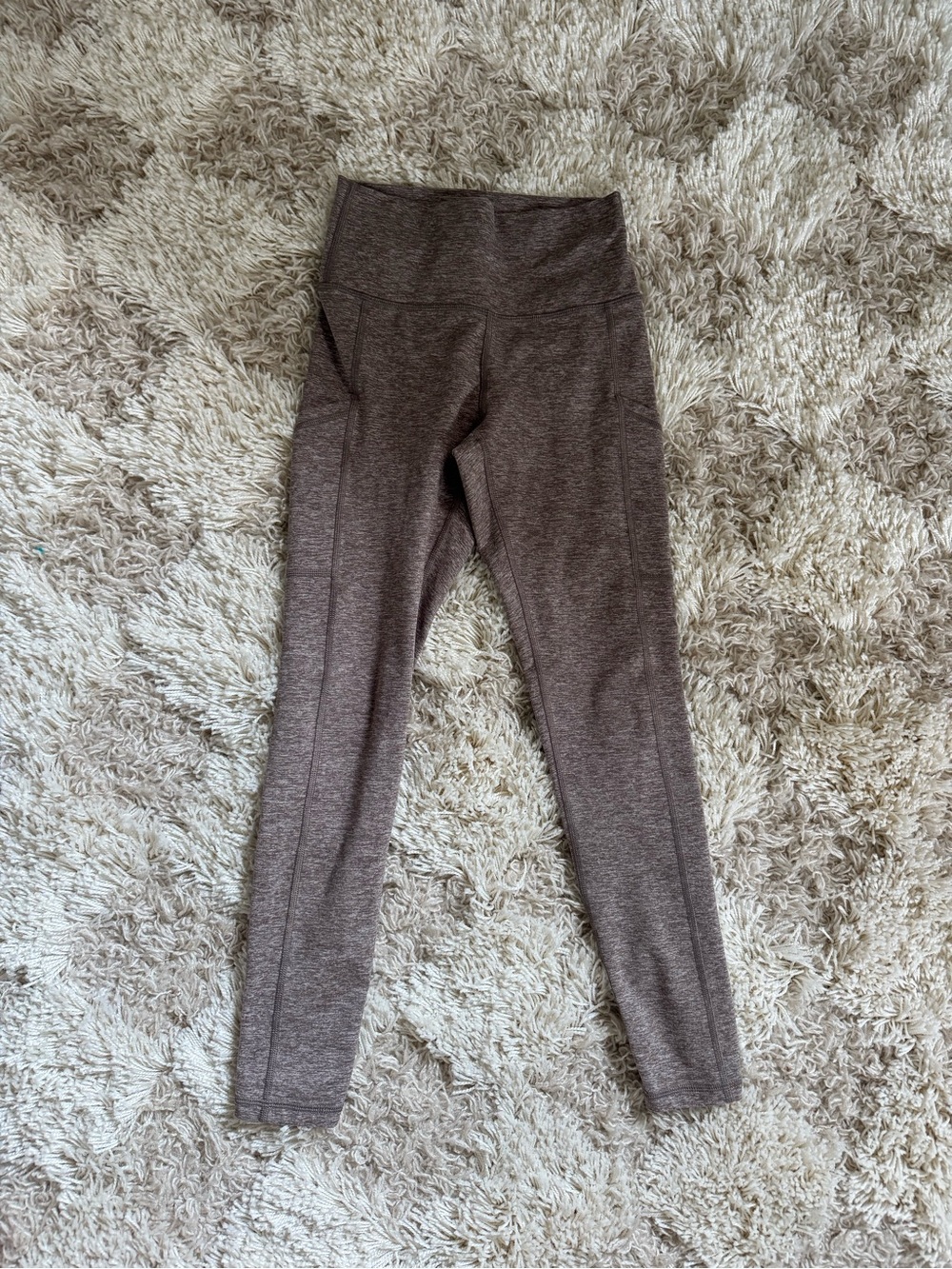 aerie Heathered Brown High-Rise Leggings